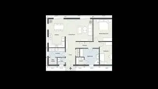 HOUSE FLOOR PLAN with dimensions