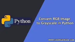 Convert RGB Image to Grayscale in Python