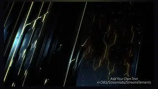 Cyberpunk Yellow Blue Animated Stream Scenes | Glitch Futuristic Neon Overlays for Twitch