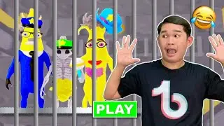 Banana Family Prison Run sa (ROBLOX) NAKATAKAS ANG MGA BARRY!