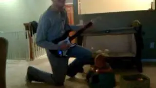 Brandon's First Rock Band Jam Session with Dad