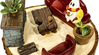 DIY Miniature Common Room Ghost Kit Tutorial