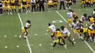 Jaylen Warren Rips Off A Long Run At Steelers Camp