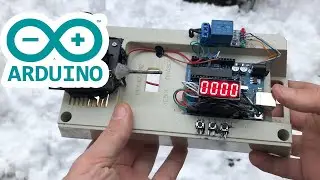 Arduino coil Winding machine DC motor Automatic Stop relay