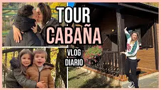 ¡¡PRIMERA VEZ en una CABAÑA RURAL!! 😍 VIAJE FAMILIAR a la MONTAÑA y TOUR por la CASA de MADERA