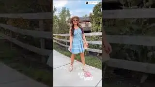Country Gril Outfits  | Sleeveless Denim Dress