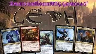 AmateurHourMTG Game #45 Oskar vs Krark|Sakashima vs Kinnan vs Minsc