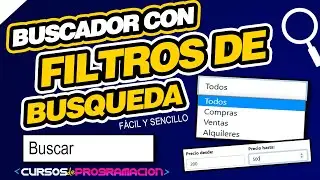 BUSCADOR con FILTROS php mysql ✅