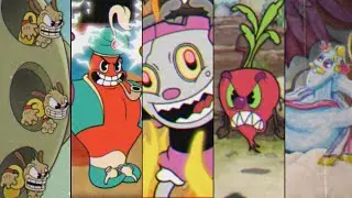 CUPHEAD SECRETS (DLC & MAIN GAME) - BOSSES, PHASES, CHARMS, GLITCHES