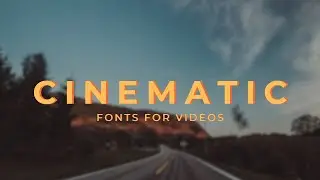 5 Cinematic Fonts You NEED! | Glas Studios