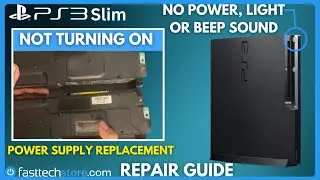 PS3 Slim Not Turning On (No Power Repair Guide)