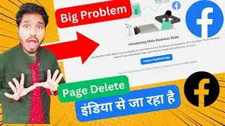 Urgent Update | Facebook page delete meta business problem | Meta business suite | Tech Wala