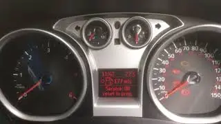 Ford kuga oil light reset