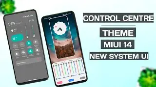 Xiaomi New Control Centre Theme For Miui 13/ Miui 14 | New Control Centre, Lockscreen