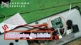 Cara Memperbaiki Speaker Portabel GMC Suaranya Krosok Krosok