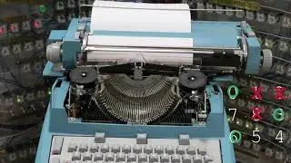 Relay computer plays tic-tac-toe (through the teletype) and wins