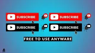 FREE YouTube Subscribe Button Animation Template - After Effects  Any Software