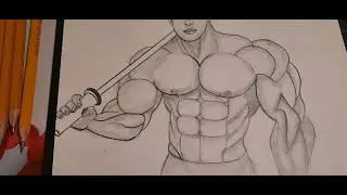 Body mania drawing , big muscular,большой мускулистый