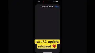 iOS 17 update | iphoneka update 🙏♥️#shorts #youtubeshorts