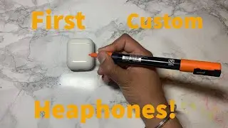 My first CUSTOM wireless headphones!