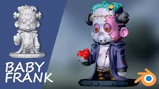 3D Modeling a Cute Abomination in Blender