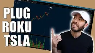 PLUG ROKU TSLA Top Stocks of the Day!