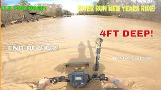i swiched to a honda rubicon and went to river run for new years END OF 2022 HELLOW ALMOST SUNK IT!!