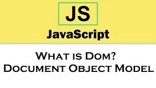 #2 JavaScript Tutorial | What is Dom? | Document Object Model  2019
