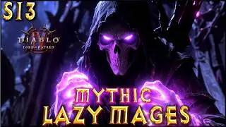 S13 LAZY MYTHIC MAGES ! Summoner Necromancer Build Diablo 4 LoH