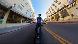 Testing the "Magic Suspension" of the G-Force RS Ebike