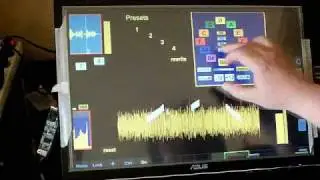 Touch Screen kit for playing music  here with Usine
