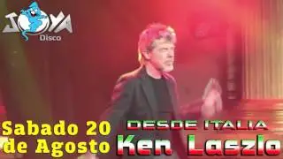 KEN LASZLO Sábado 20 de Agosto en Joya Disco Retro Night !!!