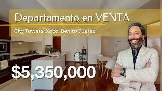 Departamento en VENTA City Towers Xoco Benito Juárez