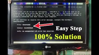 Windows has encountered a problem communicating with a device connected to your computer in hindi