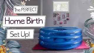 How we set up our House for a Home Birth / Water Birth | with FREE Birth Mantras!
