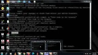 6 DevOps How to use of Git Branches merge conflict stash reset revert tags
