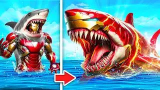 From IRON MAN To MEGALODON IRON MAN In GTA 5!