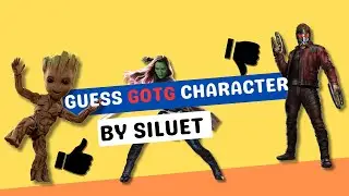 MARVEL QUIZ! GUESS THE GUARDIANS OF THE GALAXY MEMBER BY SILUET! #marvel