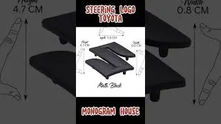 Upgrade Your Suzuki's Interior with Suzuki Steering Logo Matte Black | Car Styling | Car Accessories
