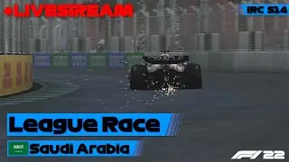 F1 22 League Race - Saudi Arabian GP  [Livestream] (IRC S14 Round 11)