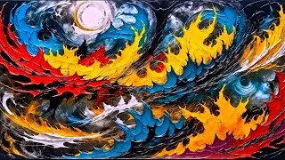 Vibrant 4K UHD Abstract Art | Liquid Screensaver | No Sound | Copyright Free Background