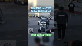 This 350Z is Insane.... #350Z #350znation #rollout #k24