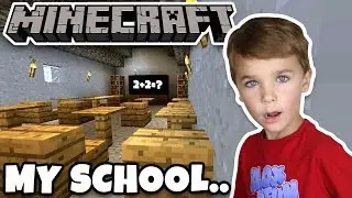 BUILDING SCHOOL FOR SIMAS in MINECRAFT SURVIVAL MODE