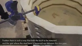 Replacing Element Holders in an L&L Kiln