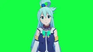 Aqua Konosuba Anime Green Screen