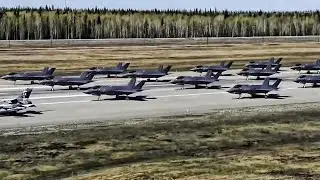 Max Fighter Jet Formation • Eielson Air Force Base 2022
