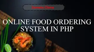 Online Food Ordering System in PHP |Zomato Clone  | Food Ordering Project in PHP | PHP PROJECT