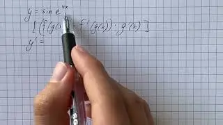 Find the derivatives of the functions defined as y = \sin e^{4x} | Plainmath