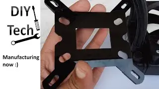 Making a universal backplate for intel (Supports 775 115x 1200 1700) #cnc #manufacturing