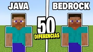 👉50 DIFERENCIAS JAVA vs BEDROCK! Diferencias SUPER GENIALES! - Vandel (p19)